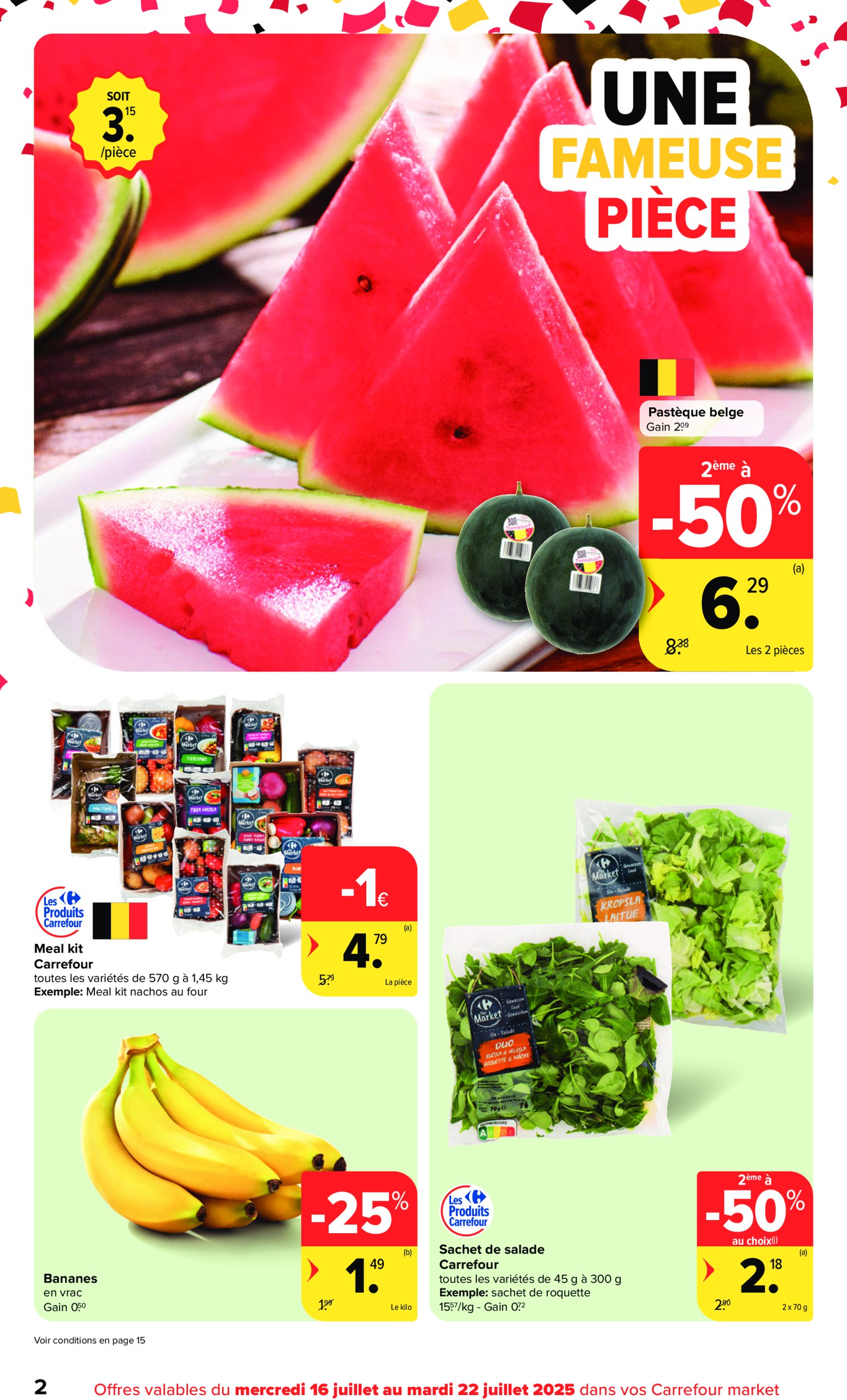 carrefour - Carrefour Market folder geldig vanaf 16/07 - 22/07 - page: 2