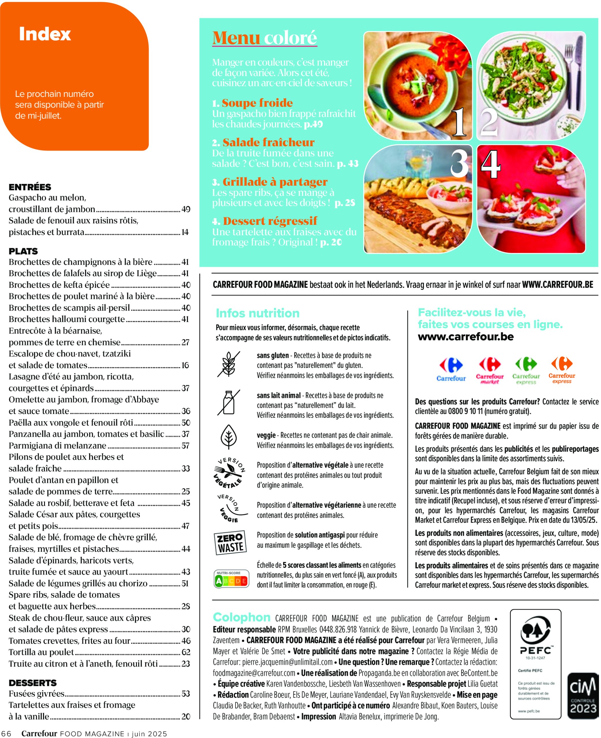 carrefour - Carrefour - Food magazine folder geldig vanaf 12/06 - 16/07 - page: 66 carrefour - Carrefour - Food magazine folder geldig vanaf 12/06 - 16/07 - page: 66