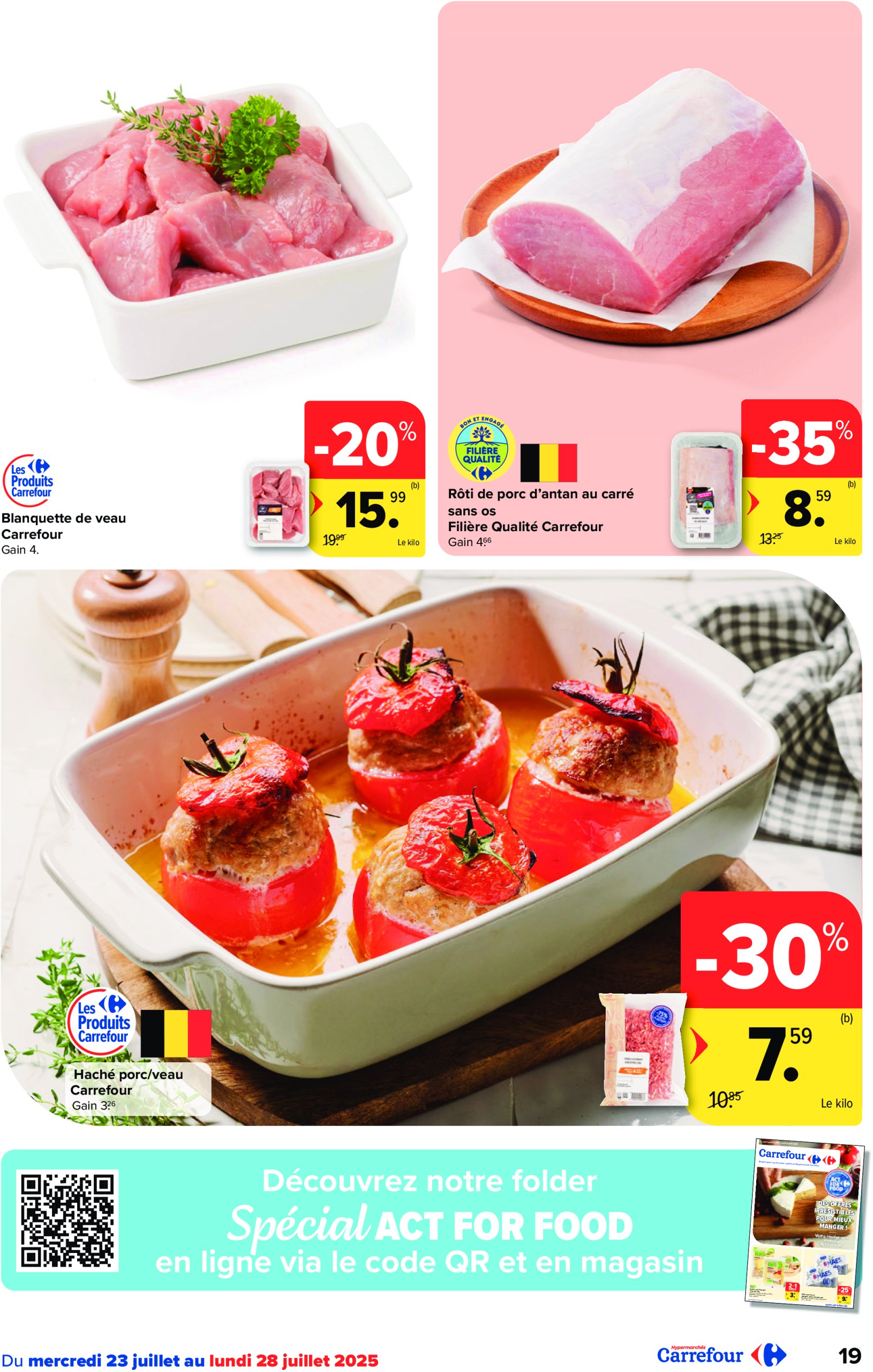 carrefour - Carrefour Hypermarchés folder geldig vanaf 23/07 - 04/08 - page: 19 carrefour - Carrefour Hypermarchés folder geldig vanaf 23/07 - 04/08 - page: 19