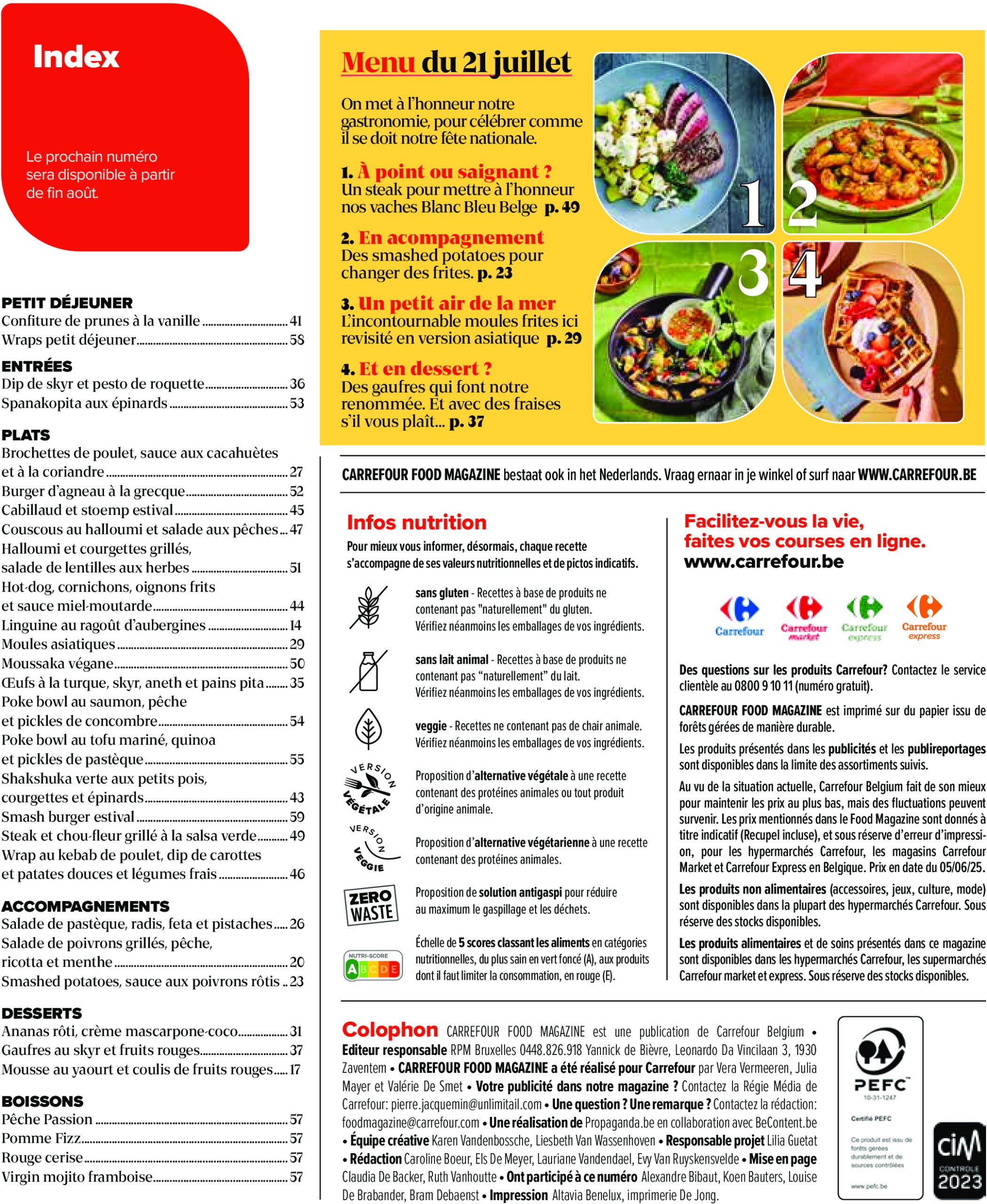 carrefour - Carrefour - Un été à volonté folder geldig vanaf 17/07 - 28/08 - page: 67