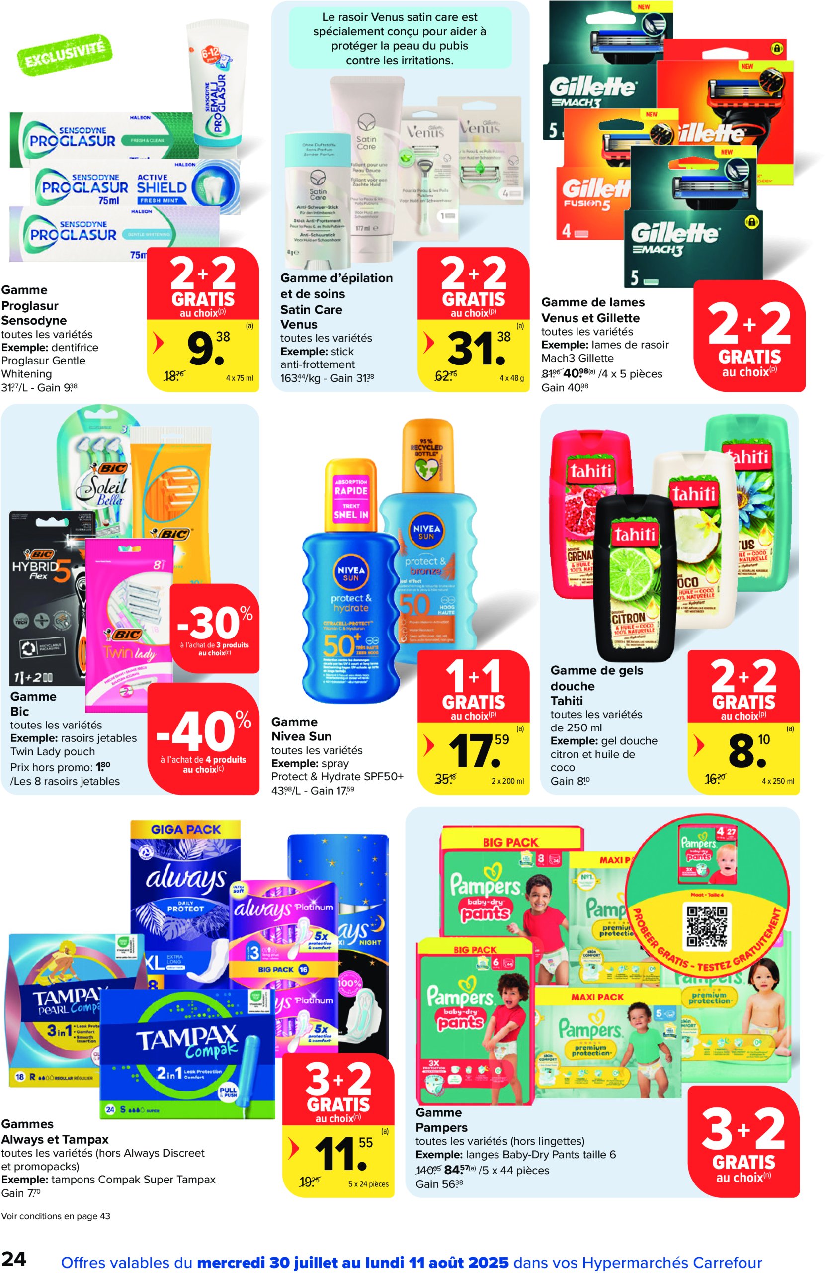 carrefour - Carrefour Hypermarchés folder geldig vanaf 30/07 - 11/08 - page: 24 carrefour - Carrefour Hypermarchés folder geldig vanaf 30/07 - 11/08 - page: 24