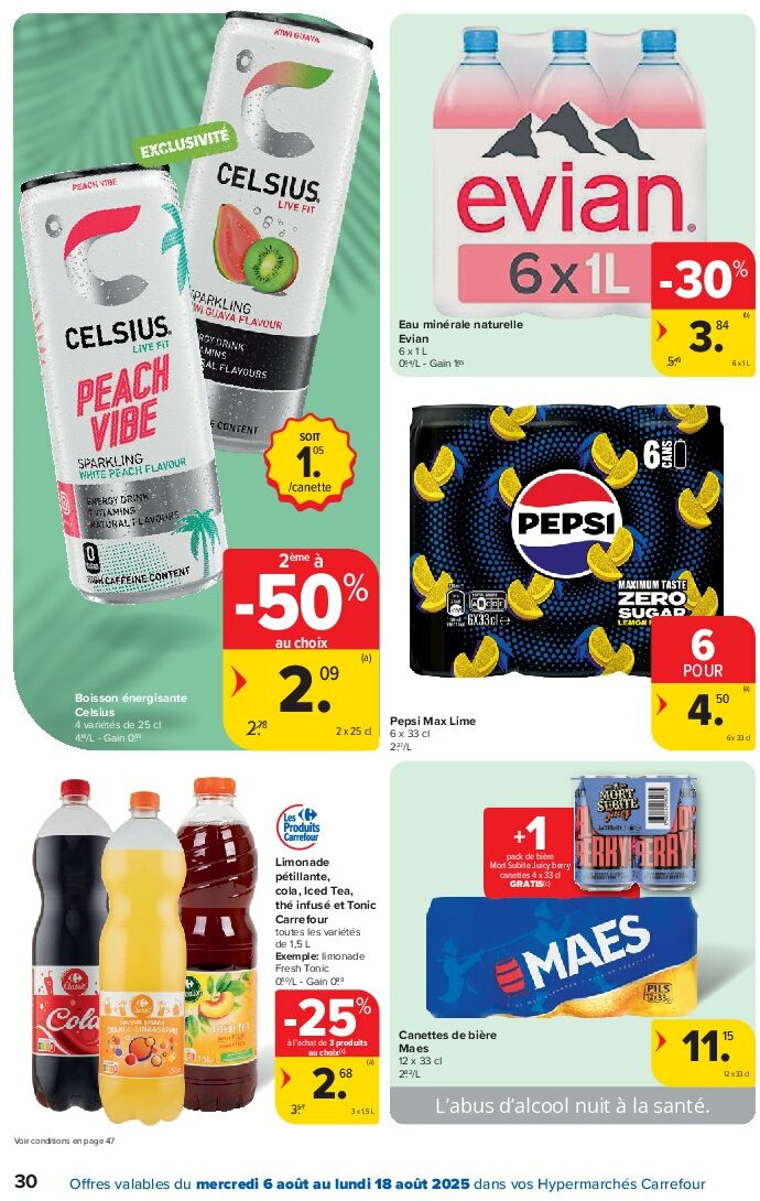 carrefour - Carrefour Hypermarchés folder geldig vanaf 06/08 - 18/08 - page: 30