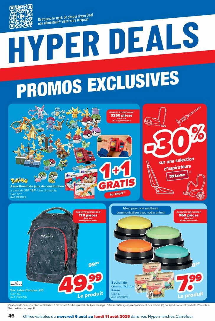 carrefour - Carrefour Hypermarchés folder geldig vanaf 06/08 - 18/08 - page: 46