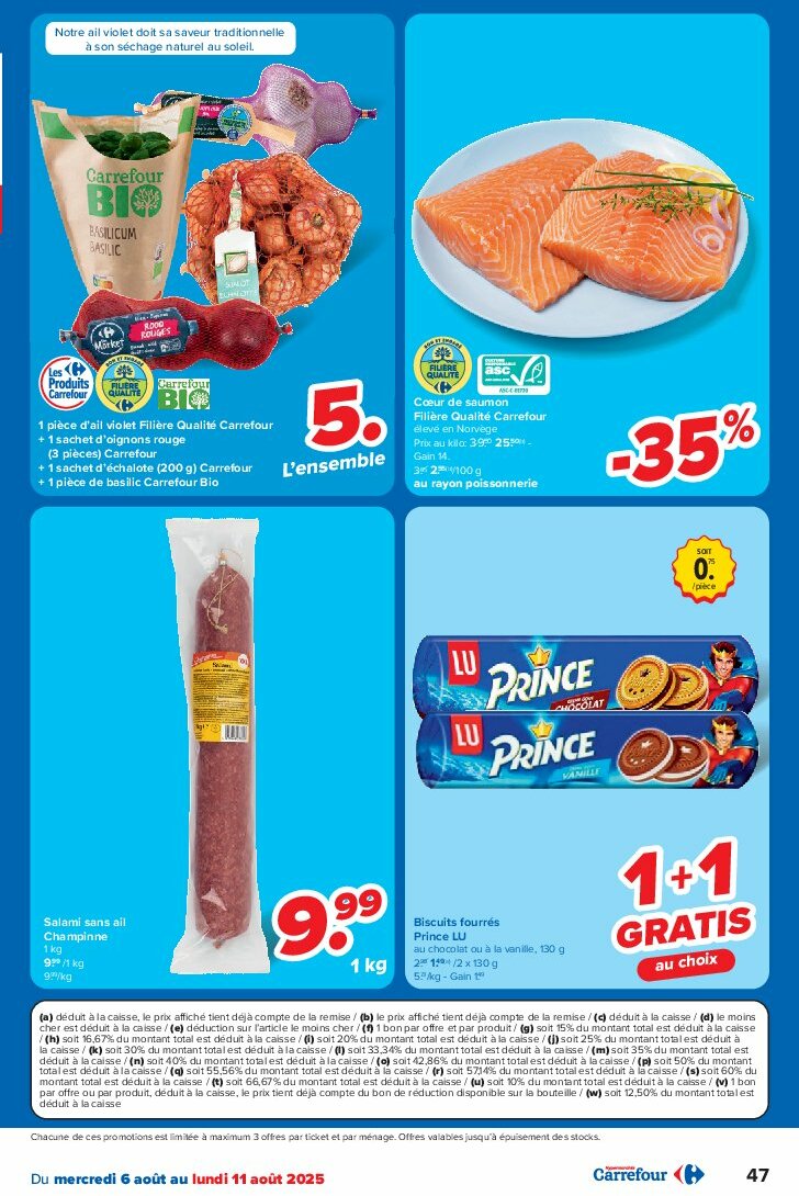 carrefour - Carrefour Hypermarchés folder geldig vanaf 06/08 - 18/08 - page: 47