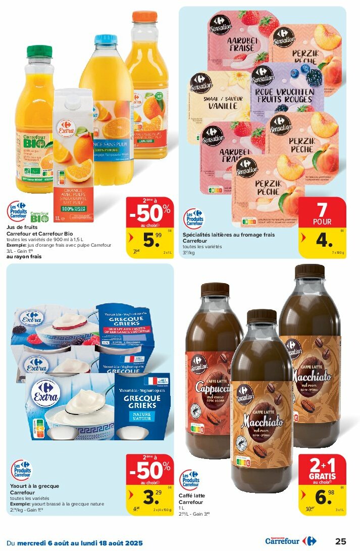 carrefour - Carrefour Hypermarchés folder geldig vanaf 06/08 - 18/08 - page: 25