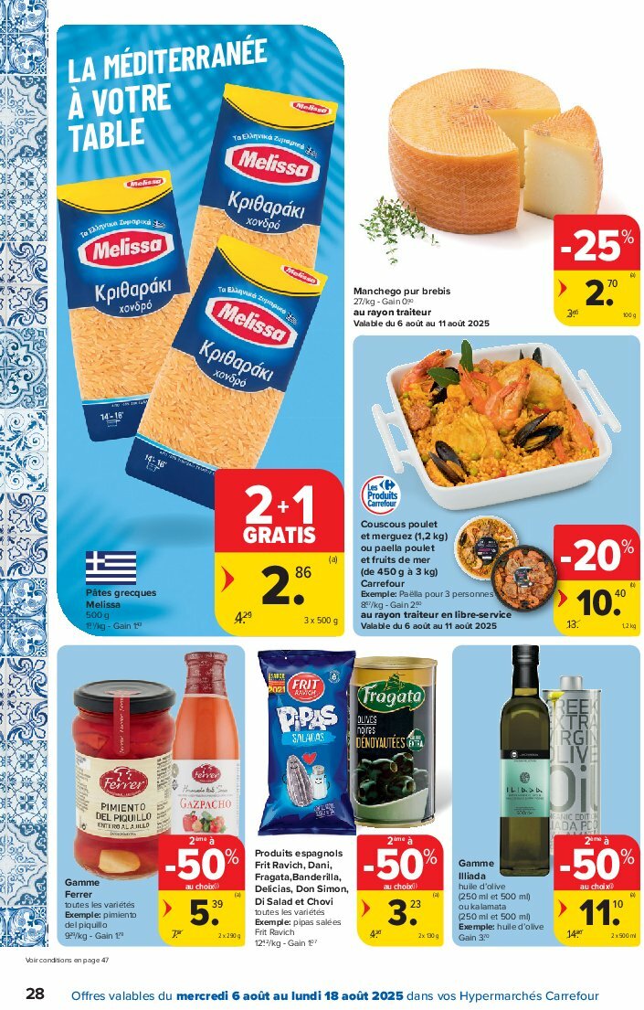 carrefour - Carrefour Hypermarchés folder geldig vanaf 06/08 - 18/08 - page: 28