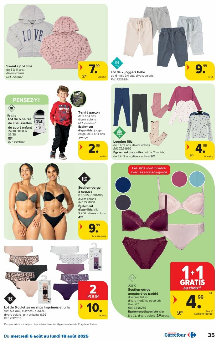 carrefour - Carrefour Hypermarchés folder geldig vanaf 06/08 - 18/08 - page: 35