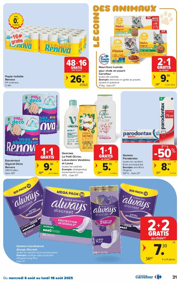 carrefour - Carrefour Hypermarchés folder geldig vanaf 06/08 - 18/08 - page: 31