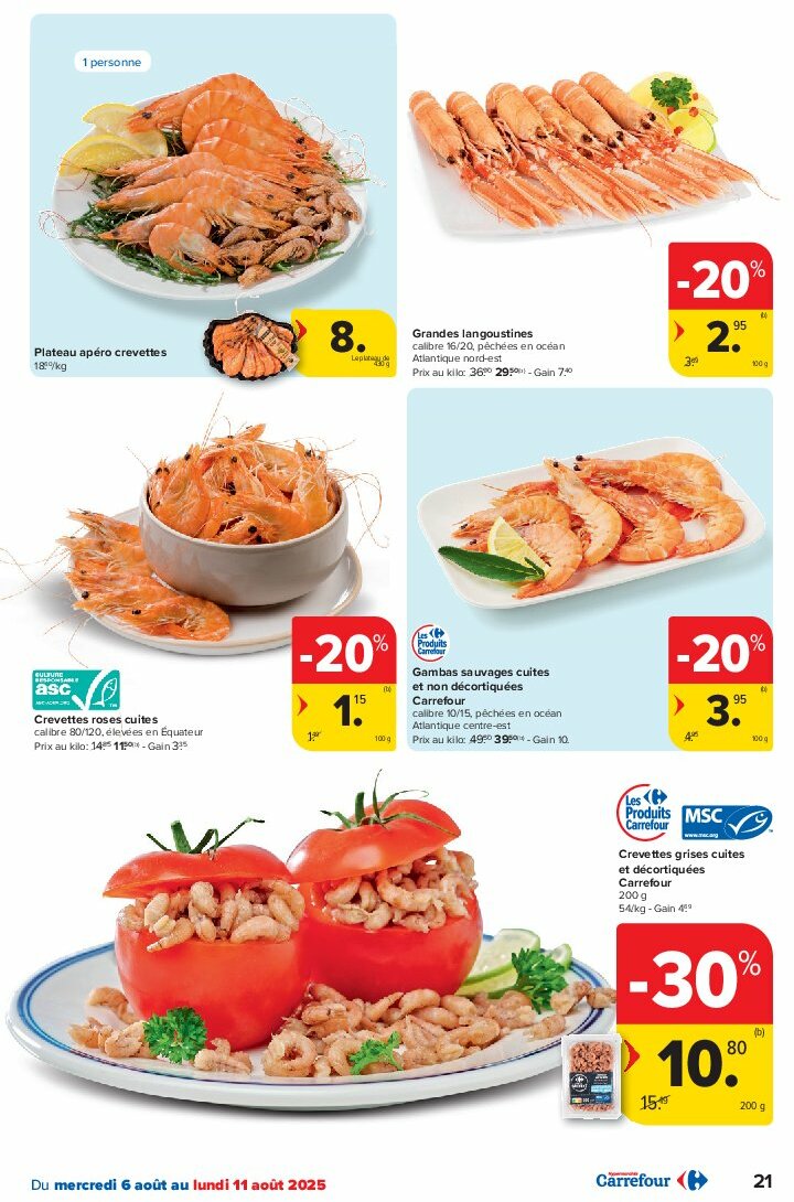 carrefour - Carrefour Hypermarchés folder geldig vanaf 06/08 - 18/08 - page: 21