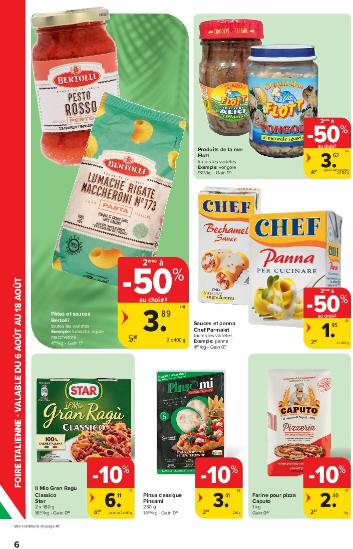 carrefour - Carrefour Hypermarchés folder geldig vanaf 06/08 - 18/08 - page: 6