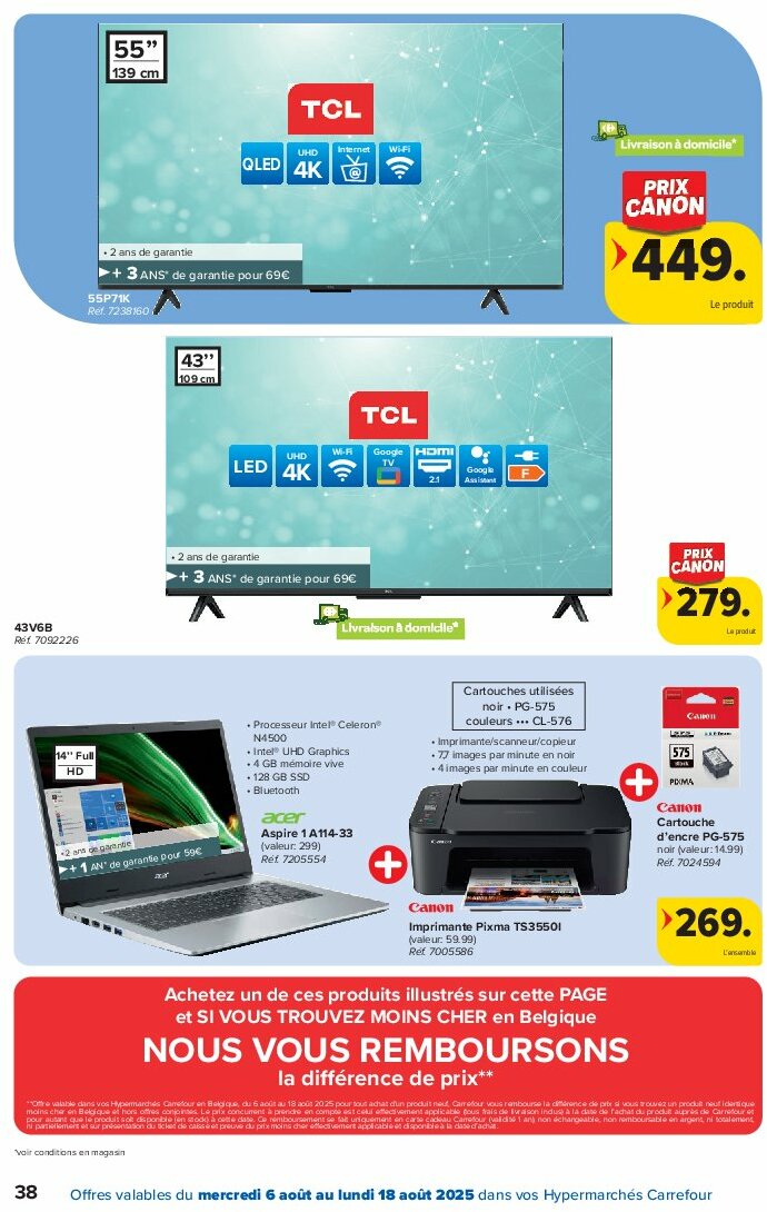 carrefour - Carrefour Hypermarchés folder geldig vanaf 06/08 - 18/08 - page: 38