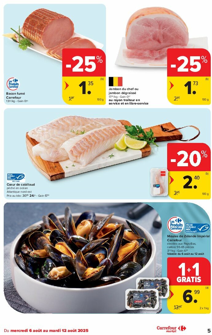 carrefour - Carrefour Market folder geldig vanaf 06/08 - 12/08 - page: 5