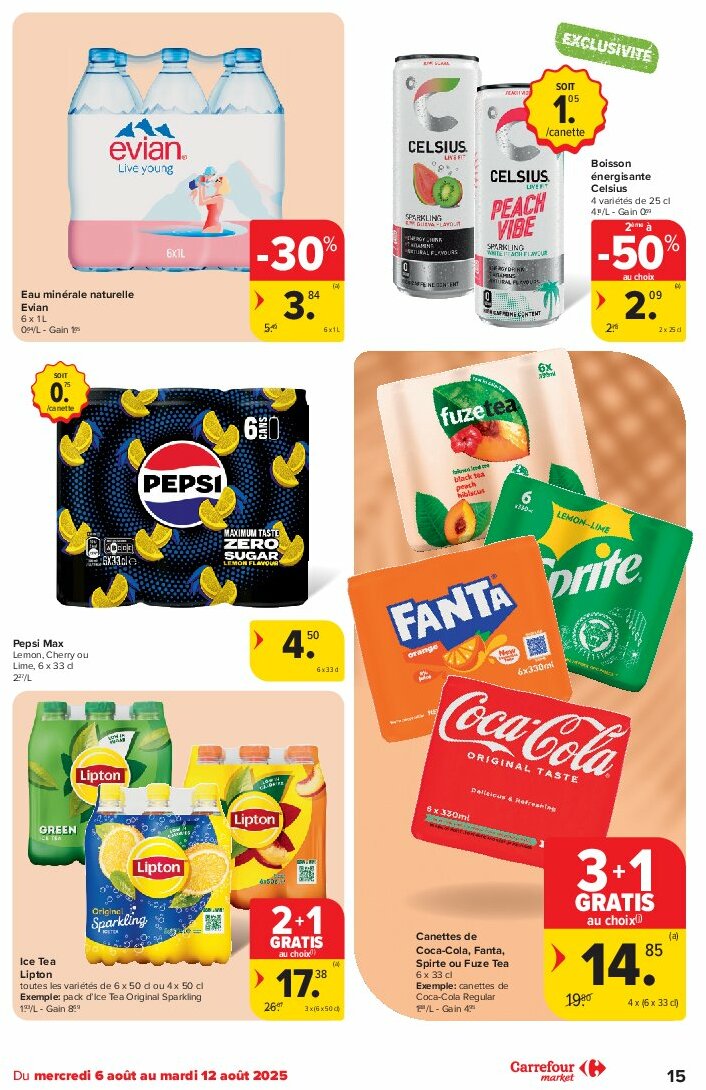 carrefour - Carrefour Market folder geldig vanaf 06/08 - 12/08 - page: 15