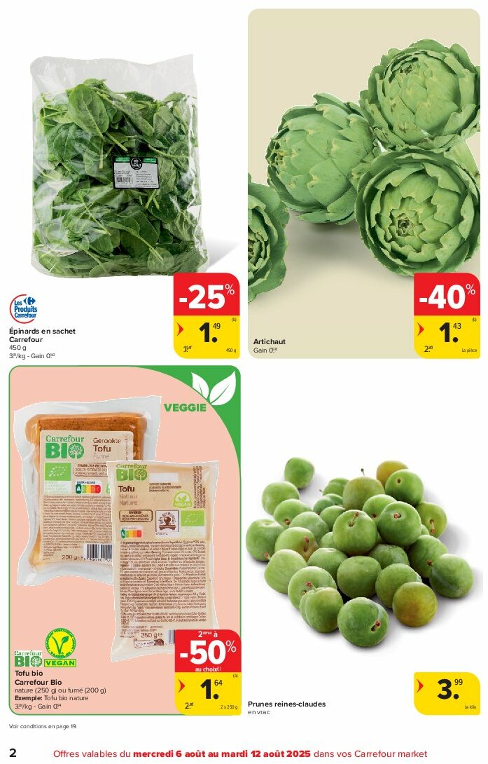 carrefour - Carrefour Market folder geldig vanaf 06/08 - 12/08 - page: 2