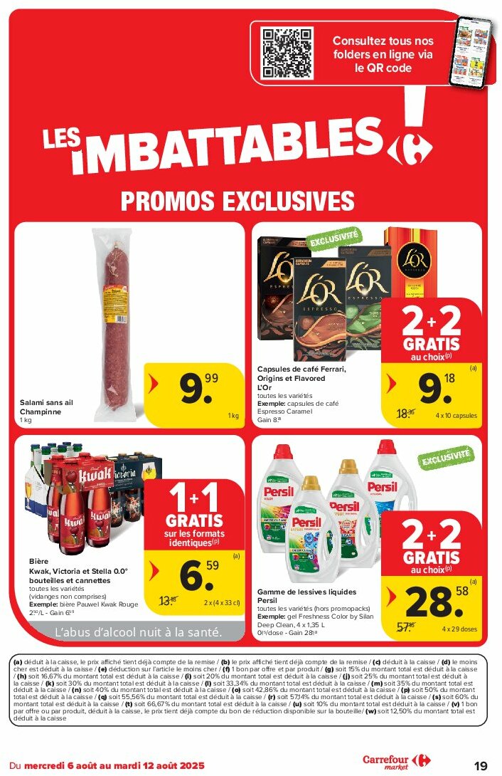 carrefour - Carrefour Market folder geldig vanaf 06/08 - 12/08 - page: 19