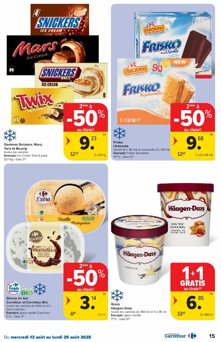 carrefour - Carrefour folder geldig vanaf 13/08 - 25/08 - page: 15 carrefour - Carrefour folder geldig vanaf 13/08 - 25/08 - page: 15
