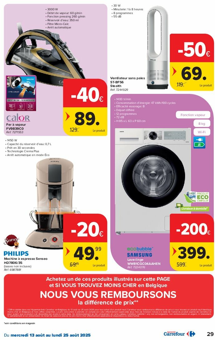 carrefour - Carrefour folder geldig vanaf 13/08 - 25/08 - page: 29 carrefour - Carrefour folder geldig vanaf 13/08 - 25/08 - page: 29