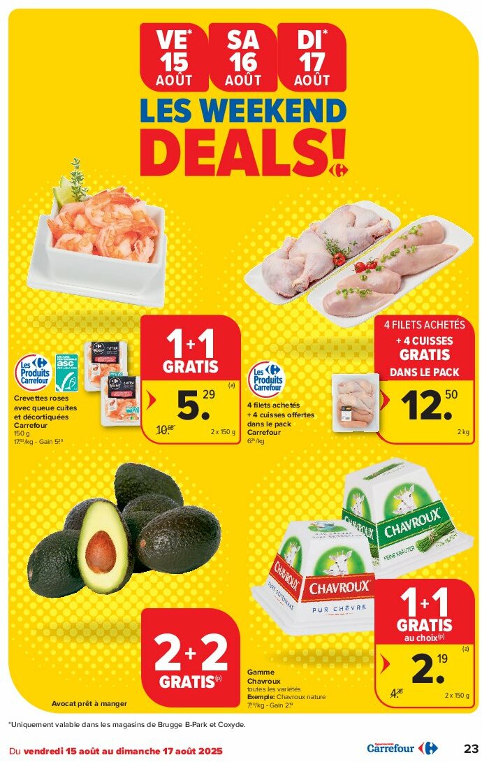 carrefour - Carrefour folder geldig vanaf 13/08 - 25/08 - page: 23 carrefour - Carrefour folder geldig vanaf 13/08 - 25/08 - page: 23
