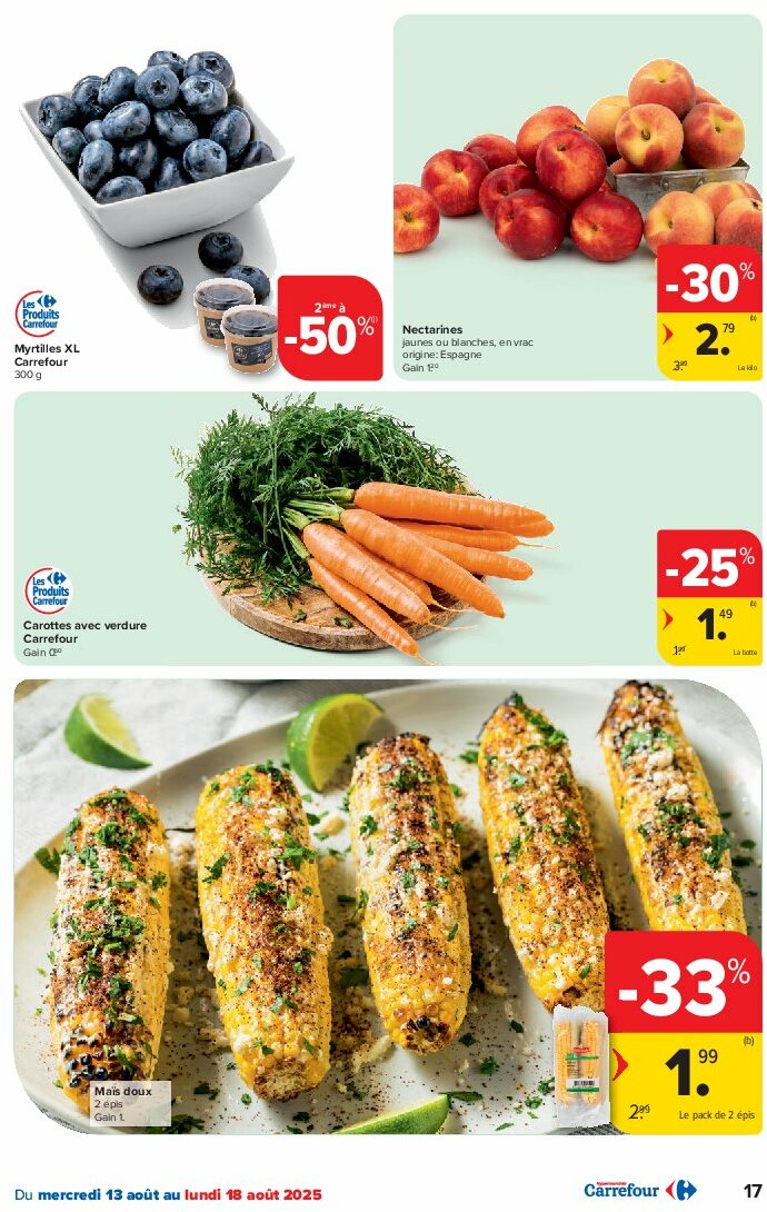 carrefour - Carrefour folder geldig vanaf 13/08 - 25/08 - page: 17 carrefour - Carrefour folder geldig vanaf 13/08 - 25/08 - page: 17