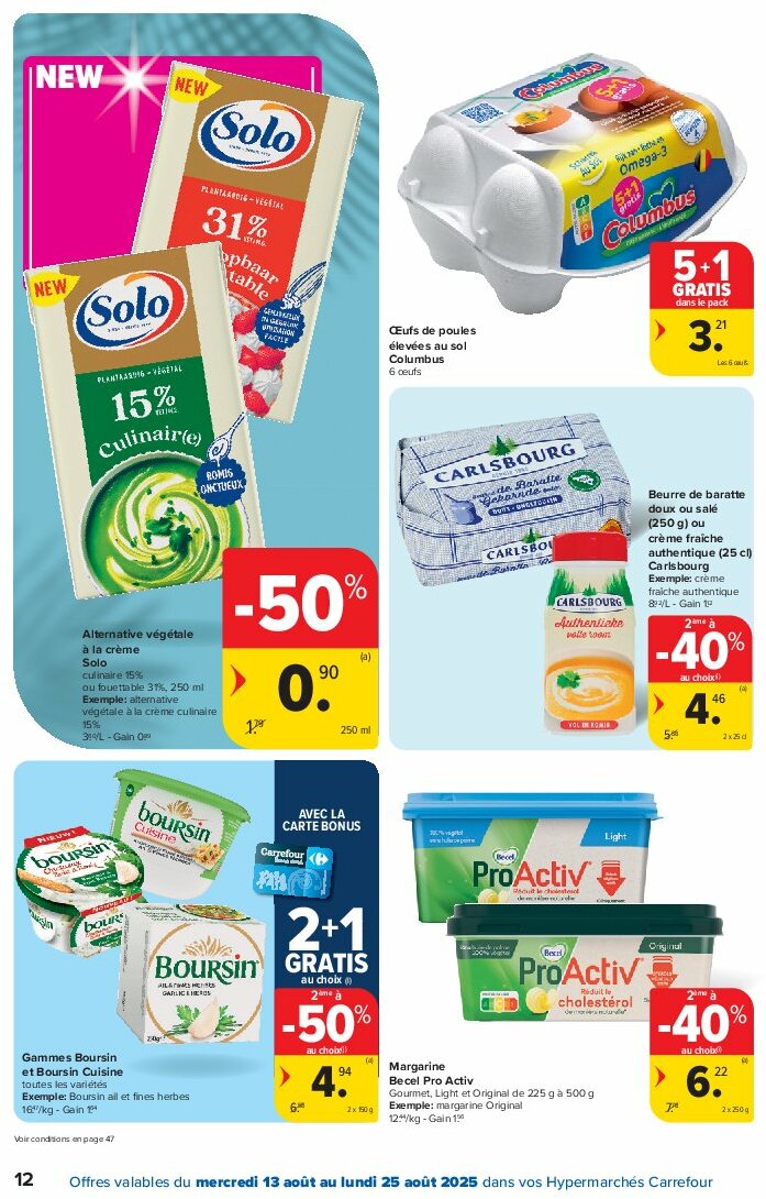 carrefour - Carrefour folder geldig vanaf 13/08 - 25/08 - page: 12 carrefour - Carrefour folder geldig vanaf 13/08 - 25/08 - page: 12