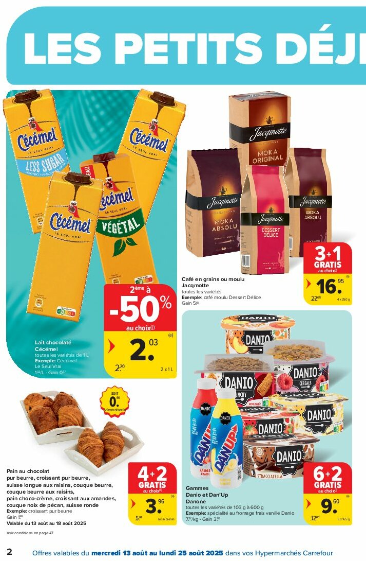 carrefour - Carrefour folder geldig vanaf 13/08 - 25/08 - page: 2 carrefour - Carrefour folder geldig vanaf 13/08 - 25/08 - page: 2