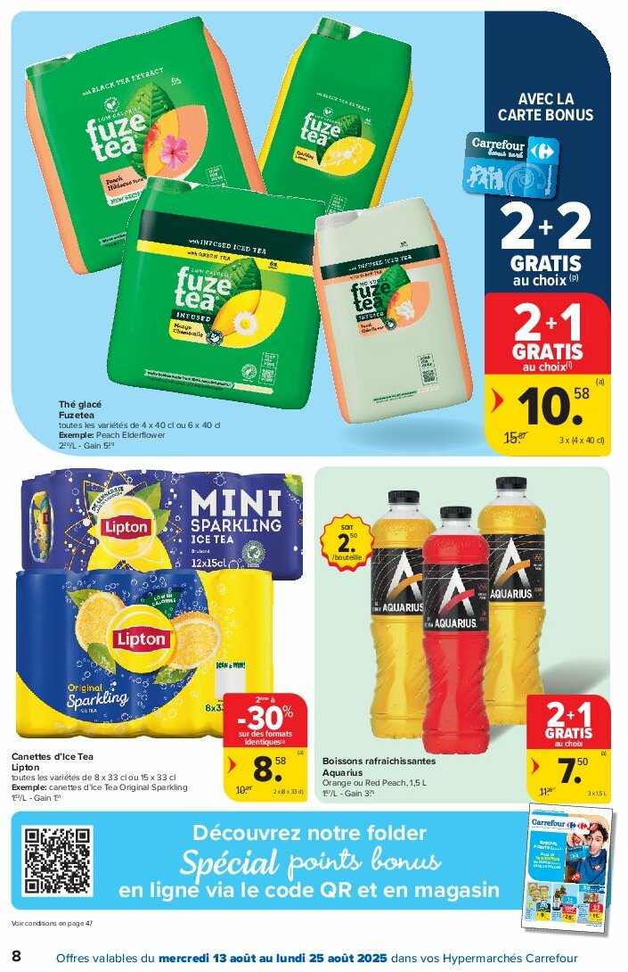 carrefour - Carrefour folder geldig vanaf 13/08 - 25/08 - page: 8 carrefour - Carrefour folder geldig vanaf 13/08 - 25/08 - page: 8
