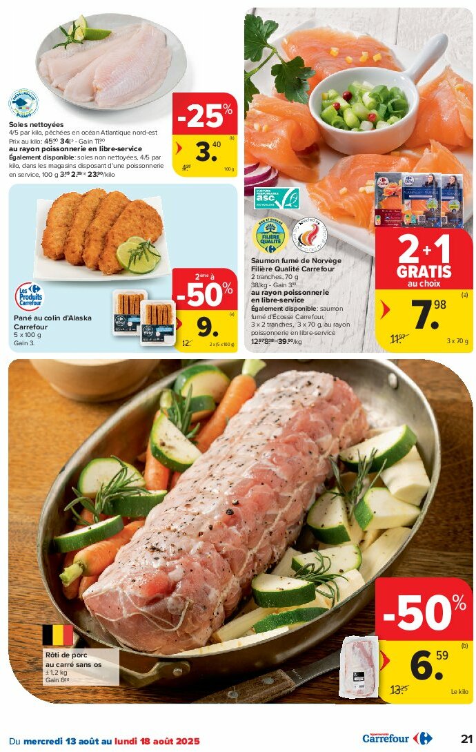 carrefour - Carrefour folder geldig vanaf 13/08 - 25/08 - page: 21 carrefour - Carrefour folder geldig vanaf 13/08 - 25/08 - page: 21