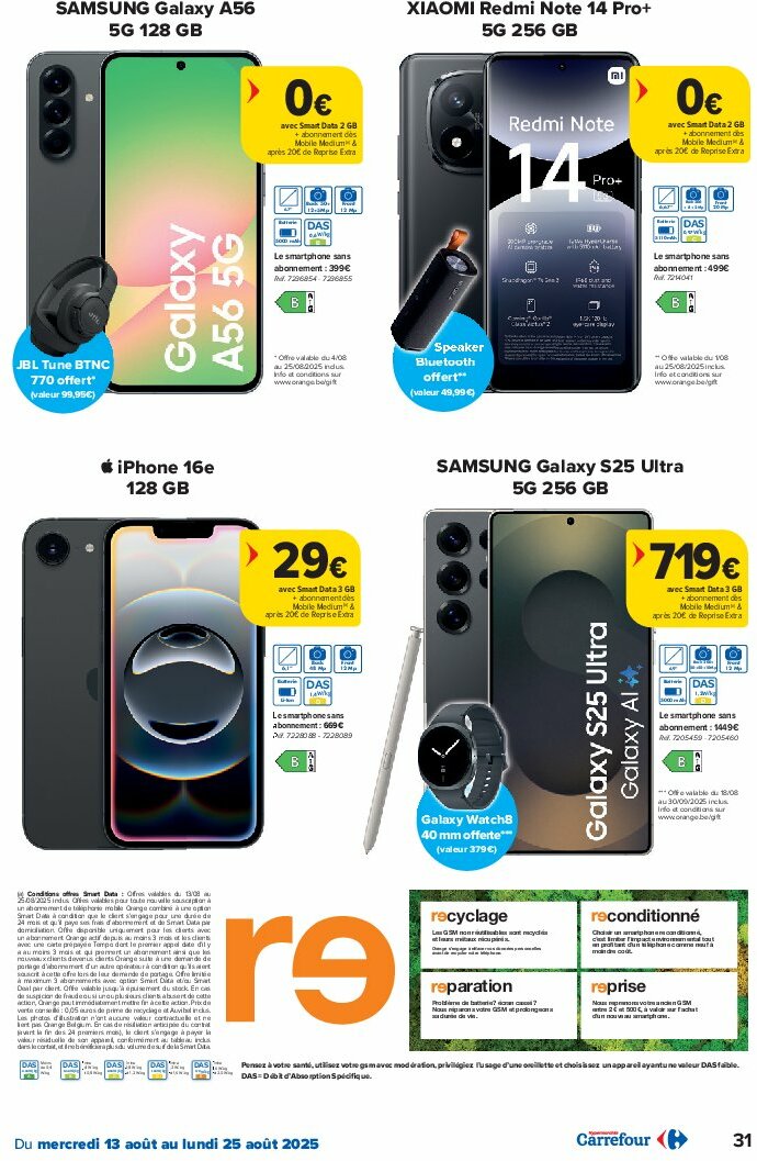 carrefour - Carrefour folder geldig vanaf 13/08 - 25/08 - page: 31 carrefour - Carrefour folder geldig vanaf 13/08 - 25/08 - page: 31