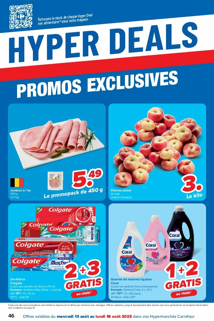 carrefour - Carrefour folder geldig vanaf 13/08 - 25/08 - page: 46 carrefour - Carrefour folder geldig vanaf 13/08 - 25/08 - page: 46