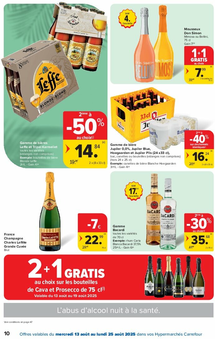 carrefour - Carrefour folder geldig vanaf 13/08 - 25/08 - page: 10 carrefour - Carrefour folder geldig vanaf 13/08 - 25/08 - page: 10