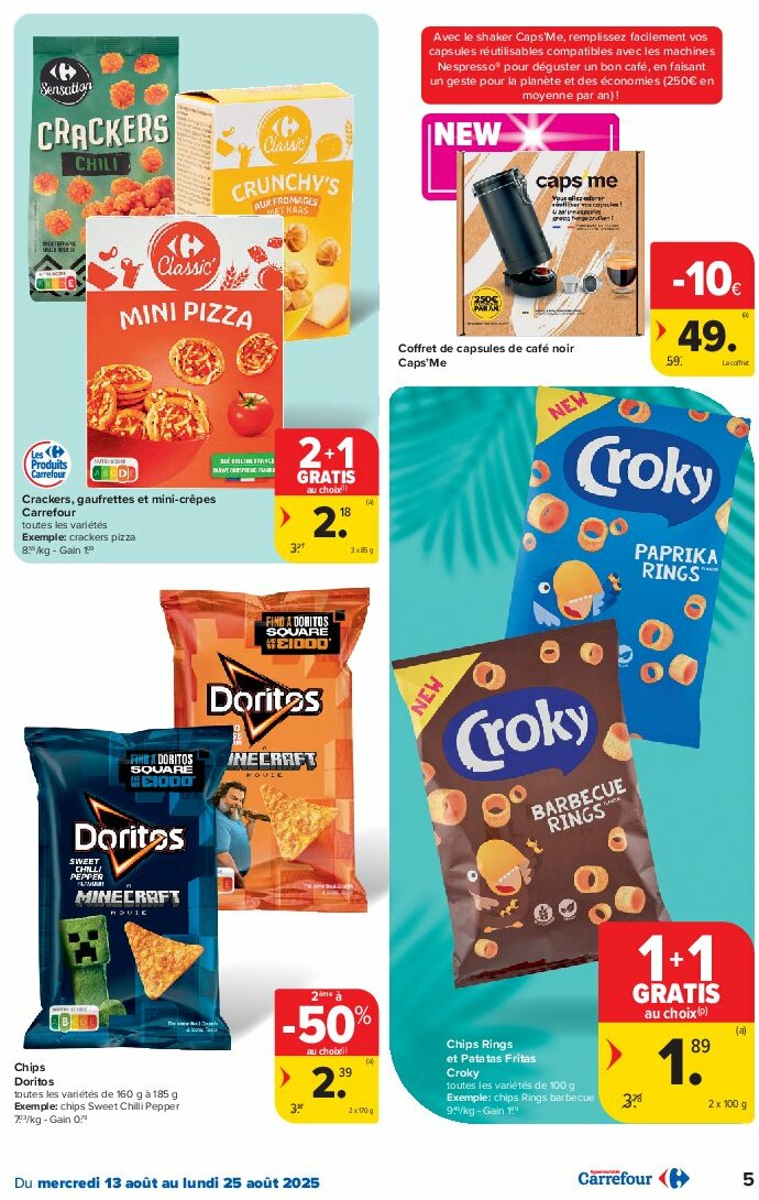 carrefour - Carrefour folder geldig vanaf 13/08 - 25/08 - page: 5 carrefour - Carrefour folder geldig vanaf 13/08 - 25/08 - page: 5