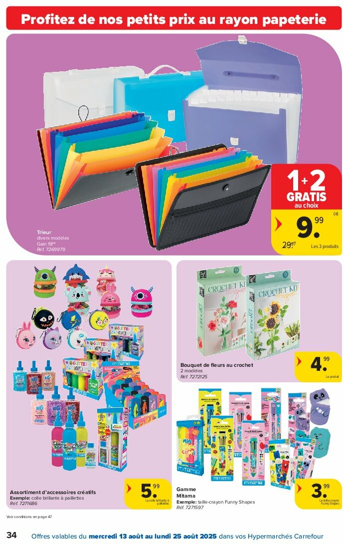 carrefour - Carrefour folder geldig vanaf 13/08 - 25/08 - page: 34 carrefour - Carrefour folder geldig vanaf 13/08 - 25/08 - page: 34
