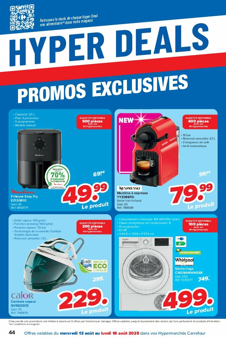carrefour - Carrefour folder geldig vanaf 13/08 - 25/08 - page: 44 carrefour - Carrefour folder geldig vanaf 13/08 - 25/08 - page: 44