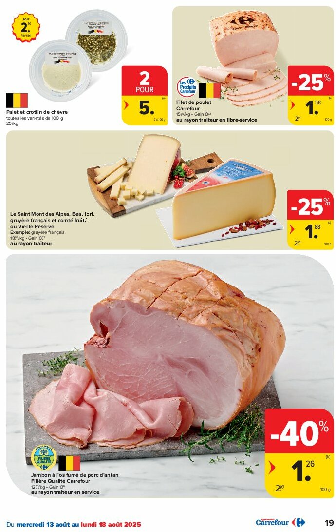 carrefour - Carrefour folder geldig vanaf 13/08 - 25/08 - page: 19 carrefour - Carrefour folder geldig vanaf 13/08 - 25/08 - page: 19