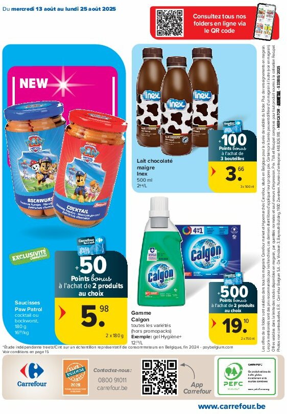 carrefour - Carrefour - Spécial Point Bonus Promotions de la semaine folder geldig vanaf 13/08 - 25/08 - page: 16