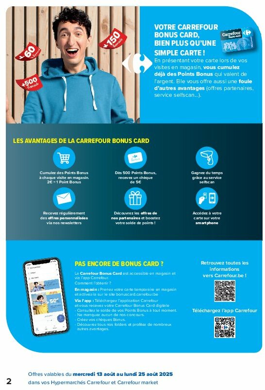 carrefour - Carrefour - Spécial Point Bonus Promotions de la semaine folder geldig vanaf 13/08 - 25/08 - page: 2
