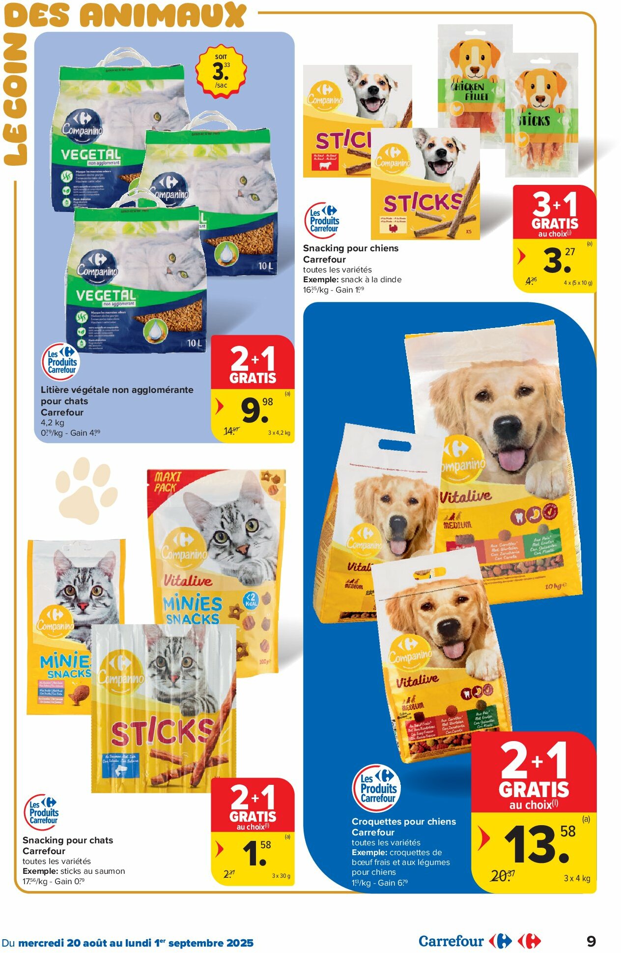 carrefour - Carrefour - Spécial Act For Food folder geldig vanaf 20/08 - 01/09 - page: 9