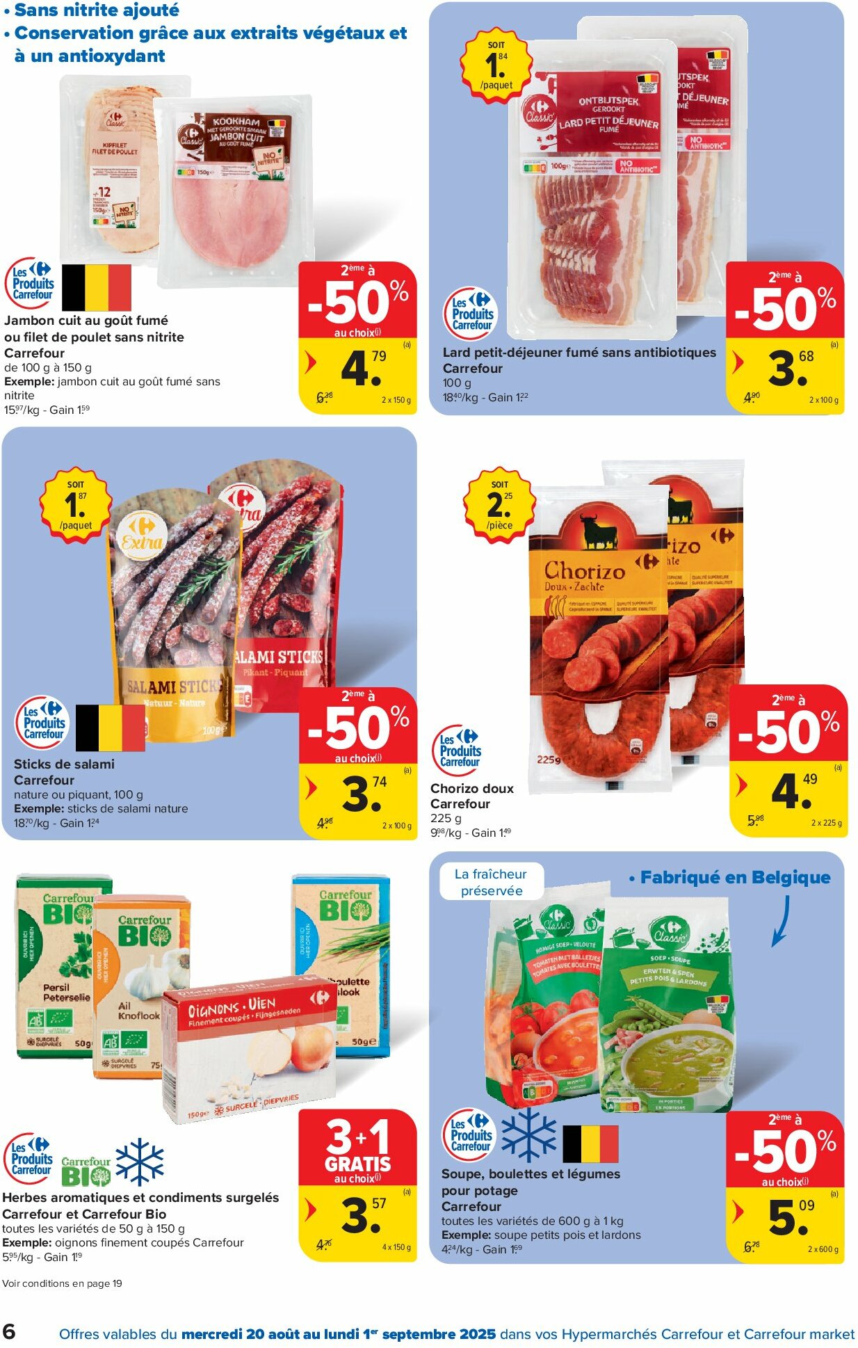 carrefour - Carrefour - Spécial Act For Food folder geldig vanaf 20/08 - 01/09 - page: 6