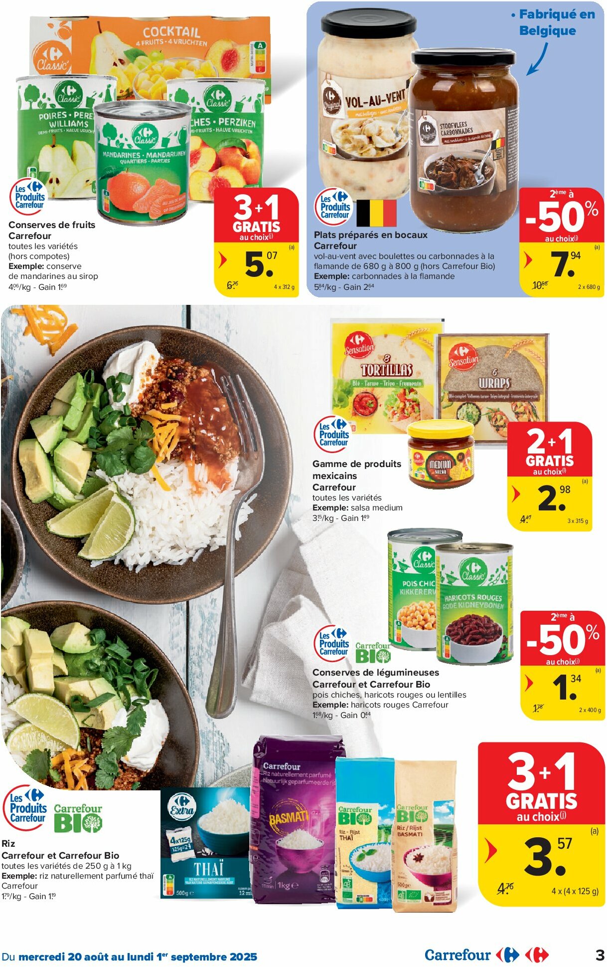 carrefour - Carrefour - Spécial Act For Food folder geldig vanaf 20/08 - 01/09 - page: 3