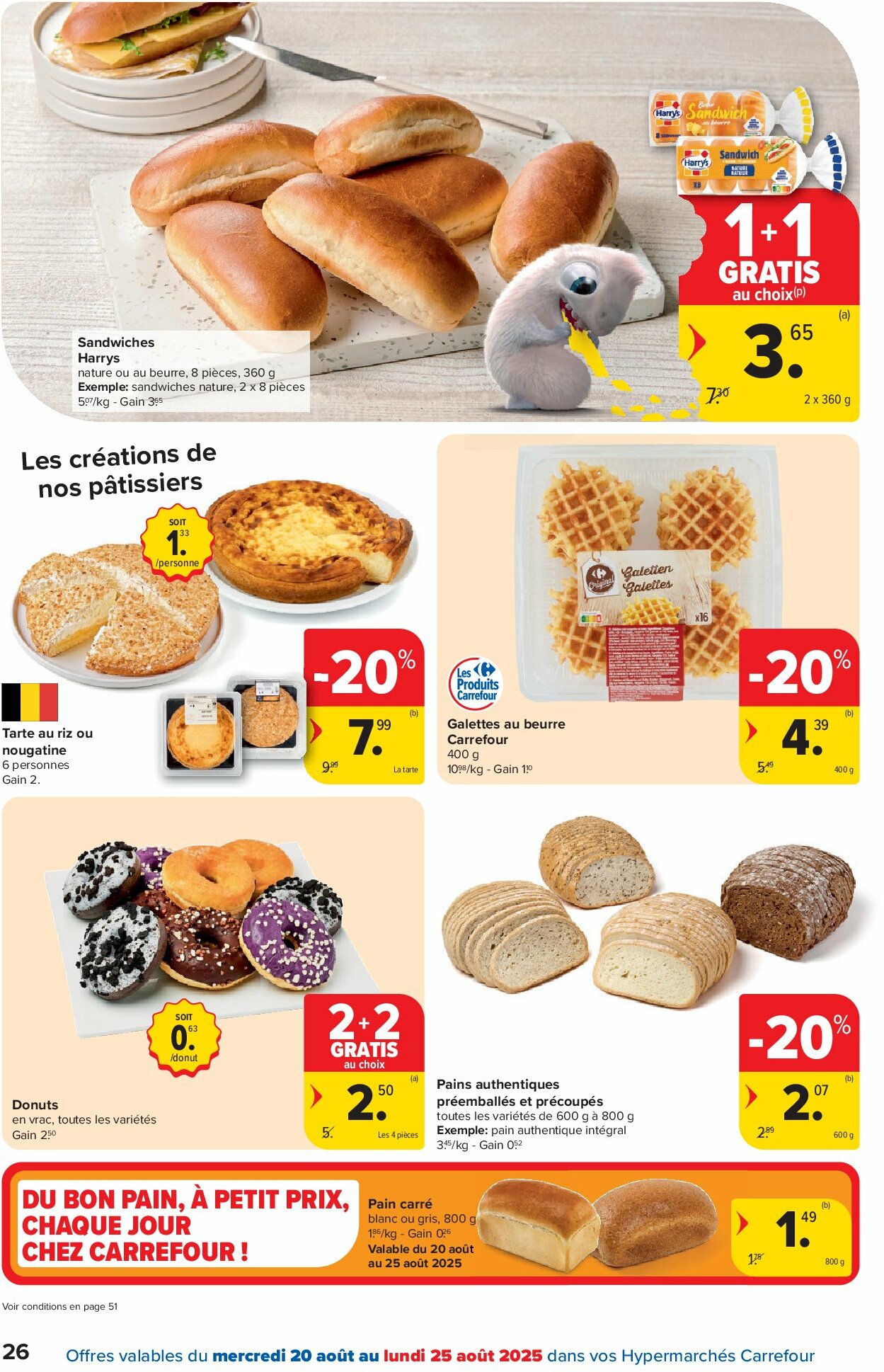 carrefour - Carrefour Hypermarchés folder geldig vanaf 20/08 - 01/09 - page: 26 carrefour - Carrefour Hypermarchés folder geldig vanaf 20/08 - 01/09 - page: 26