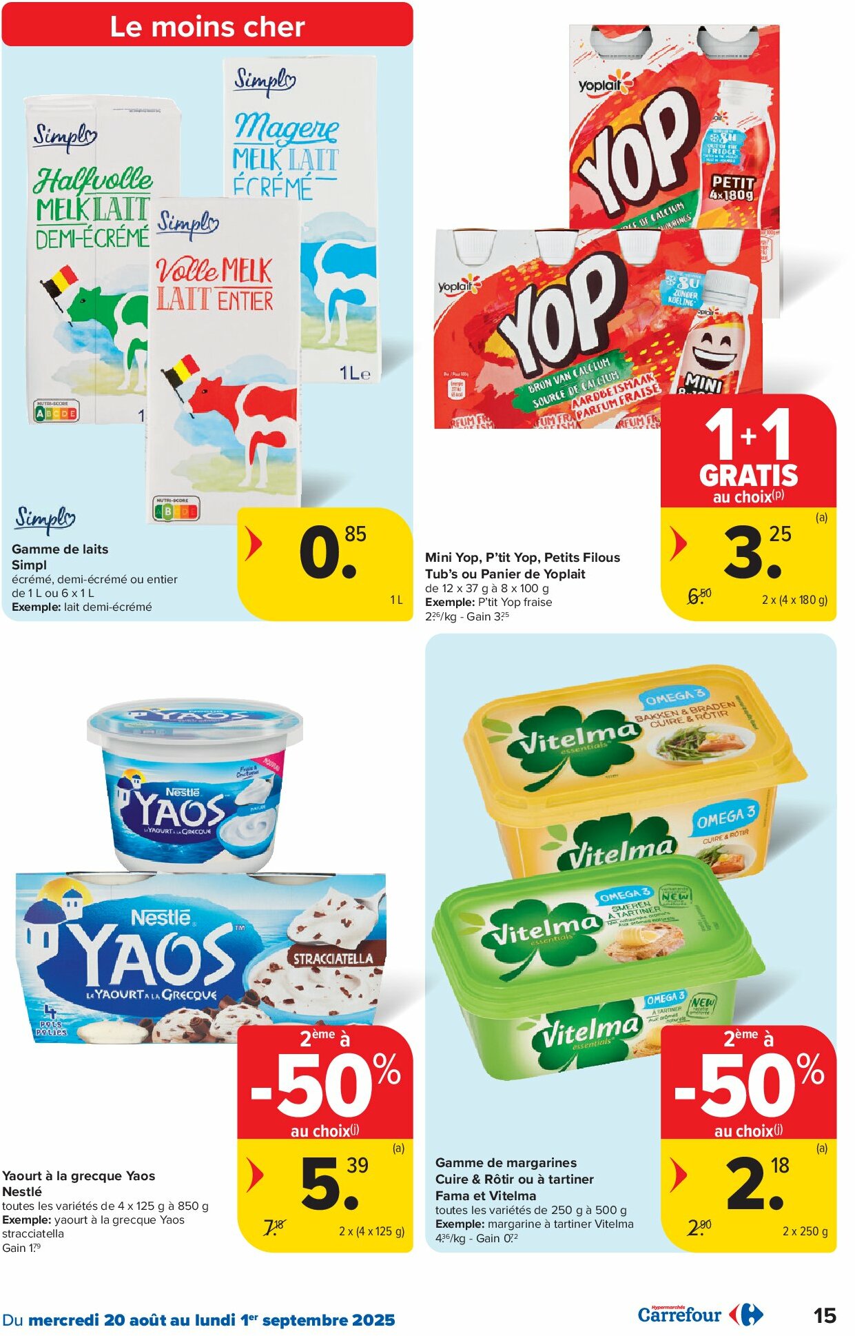 carrefour - Carrefour Hypermarchés folder geldig vanaf 20/08 - 01/09 - page: 15 carrefour - Carrefour Hypermarchés folder geldig vanaf 20/08 - 01/09 - page: 15