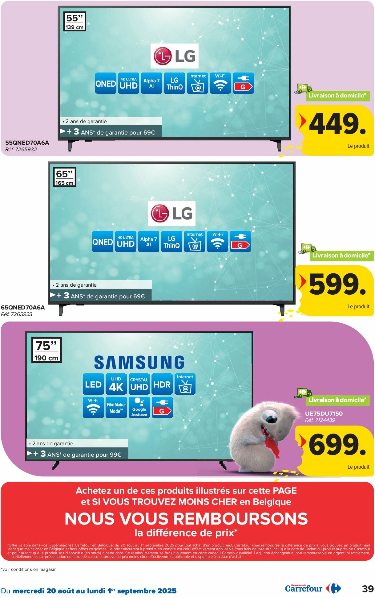 carrefour - Carrefour Hypermarchés folder geldig vanaf 20/08 - 01/09 - page: 39 carrefour - Carrefour Hypermarchés folder geldig vanaf 20/08 - 01/09 - page: 39