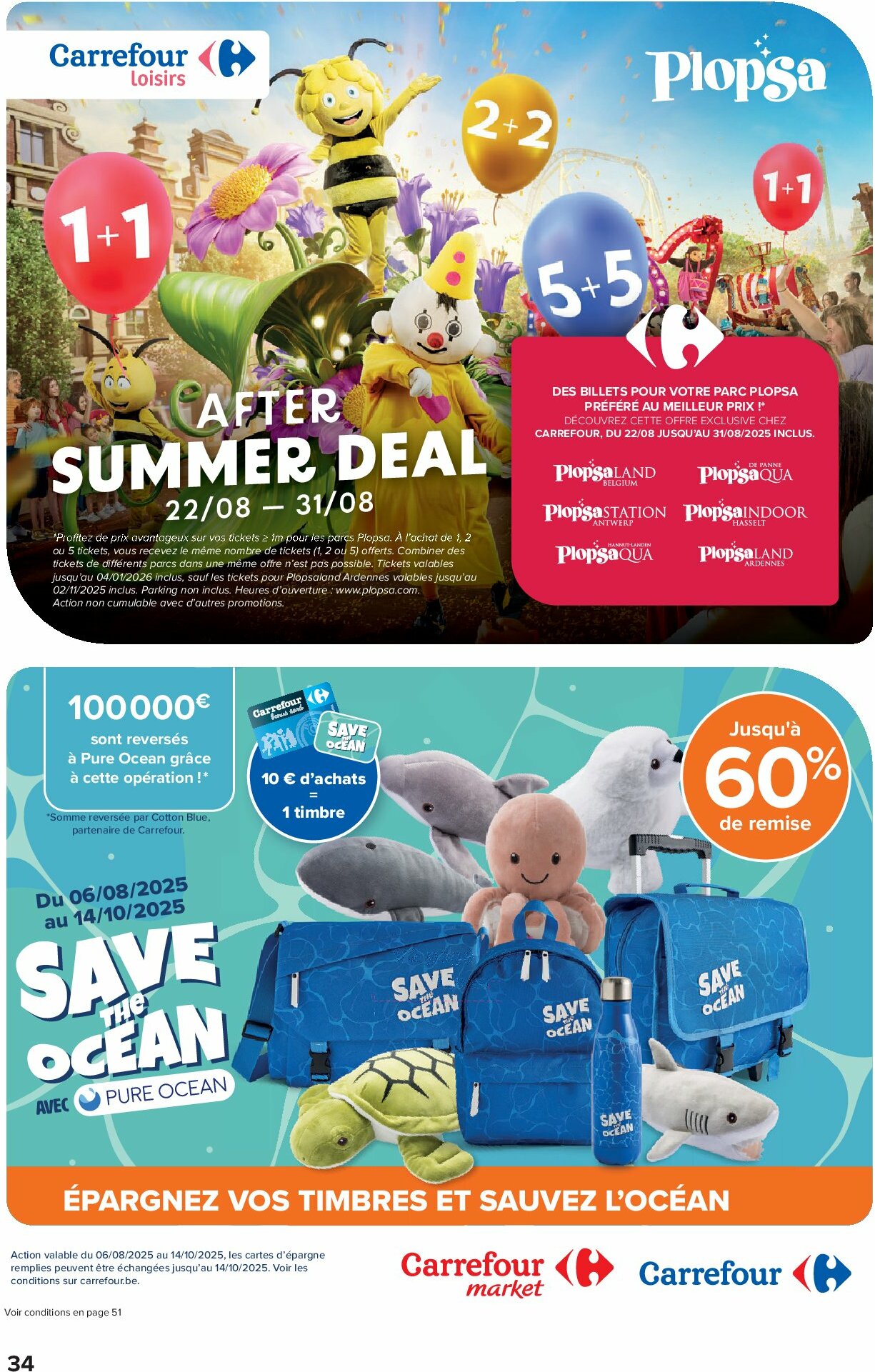 carrefour - Carrefour Hypermarchés folder geldig vanaf 20/08 - 01/09 - page: 34 carrefour - Carrefour Hypermarchés folder geldig vanaf 20/08 - 01/09 - page: 34