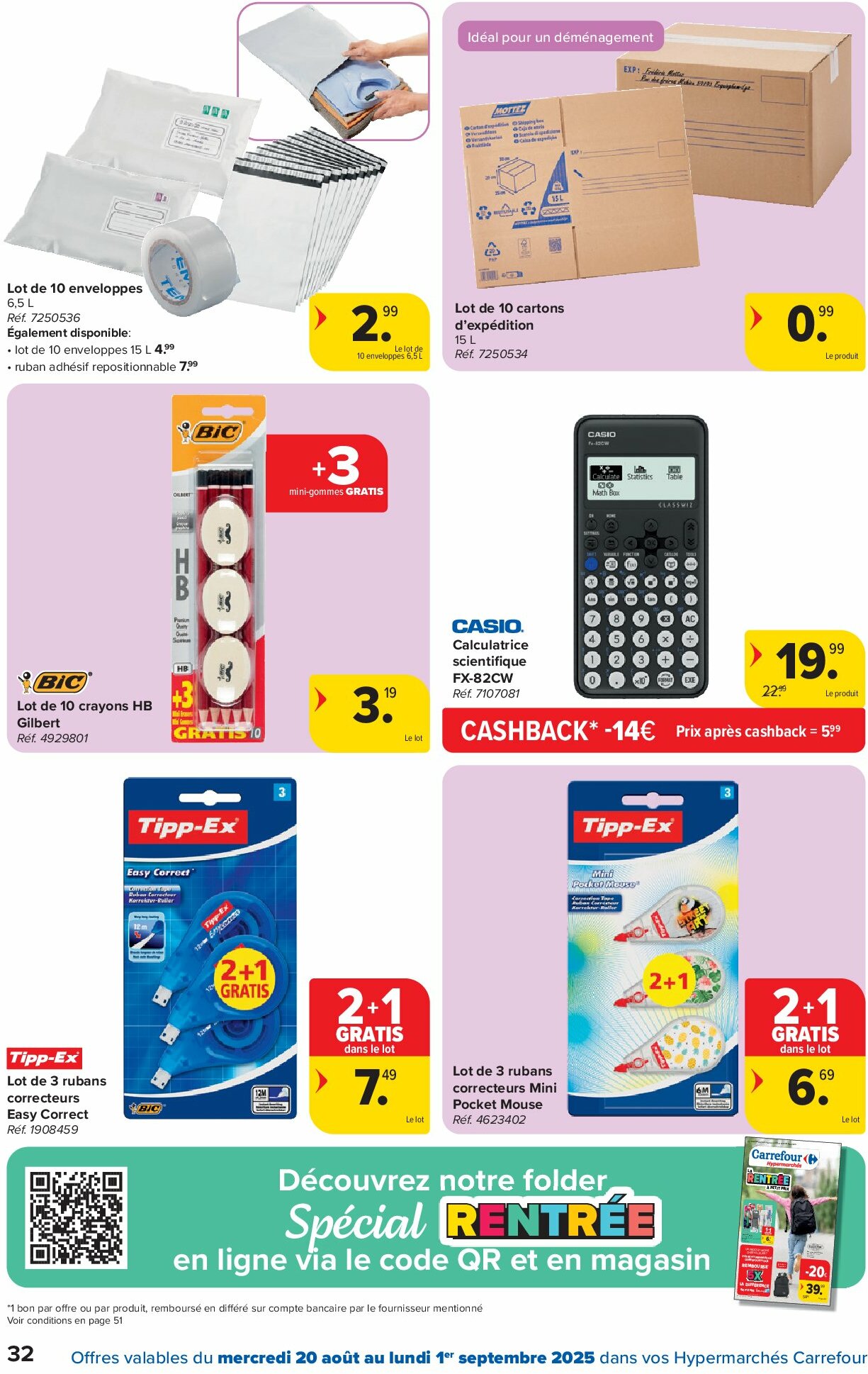 carrefour - Carrefour Hypermarchés folder geldig vanaf 20/08 - 01/09 - page: 32 carrefour - Carrefour Hypermarchés folder geldig vanaf 20/08 - 01/09 - page: 32