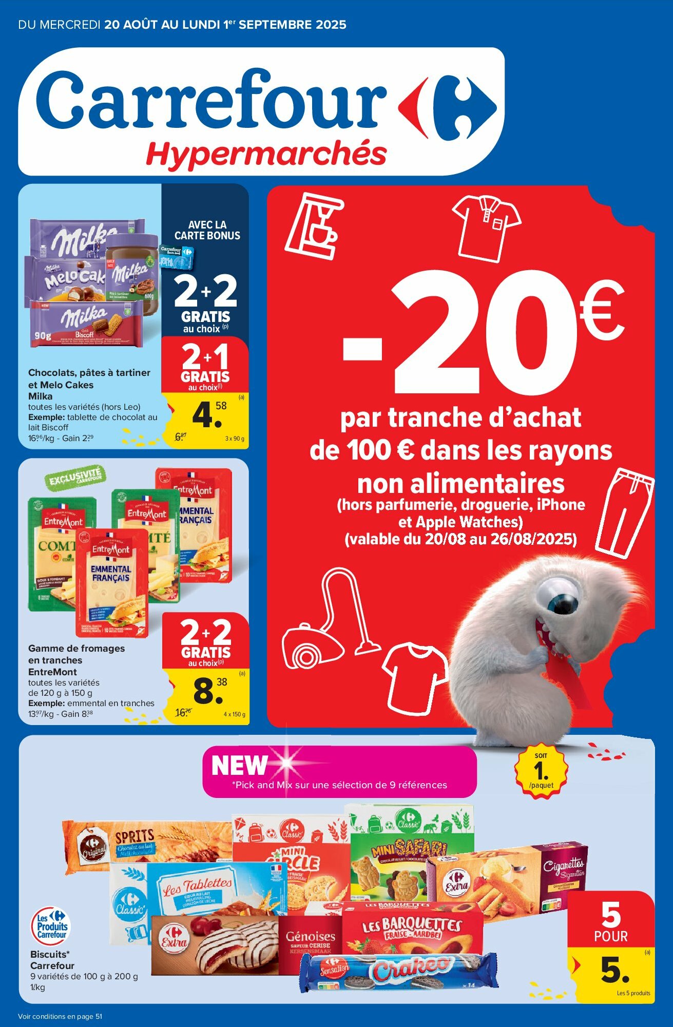 carrefour - Carrefour Hypermarchés folder geldig vanaf 20/08 - 01/09