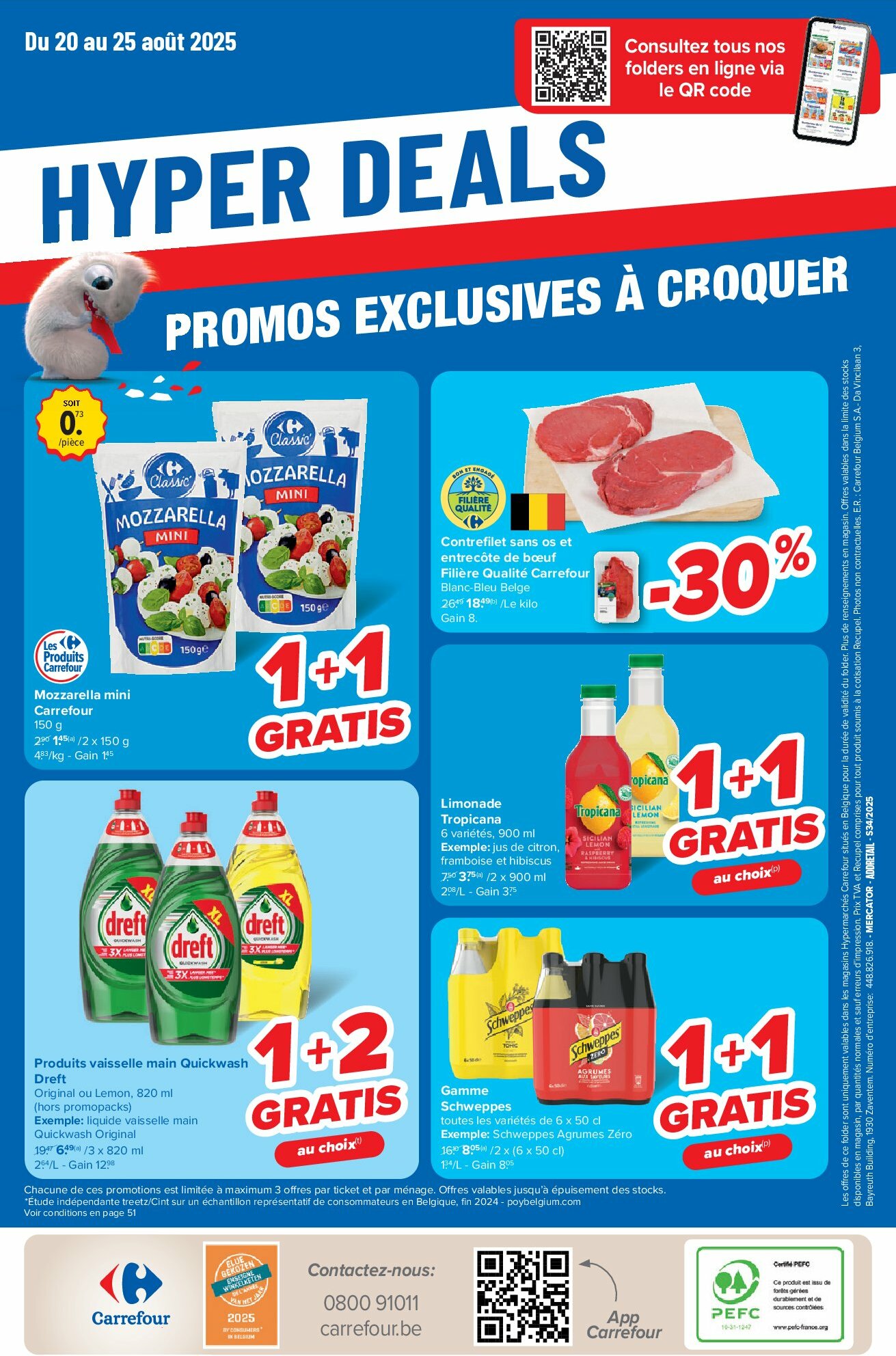 carrefour - Carrefour Hypermarchés folder geldig vanaf 20/08 - 01/09 - page: 52 carrefour - Carrefour Hypermarchés folder geldig vanaf 20/08 - 01/09 - page: 52