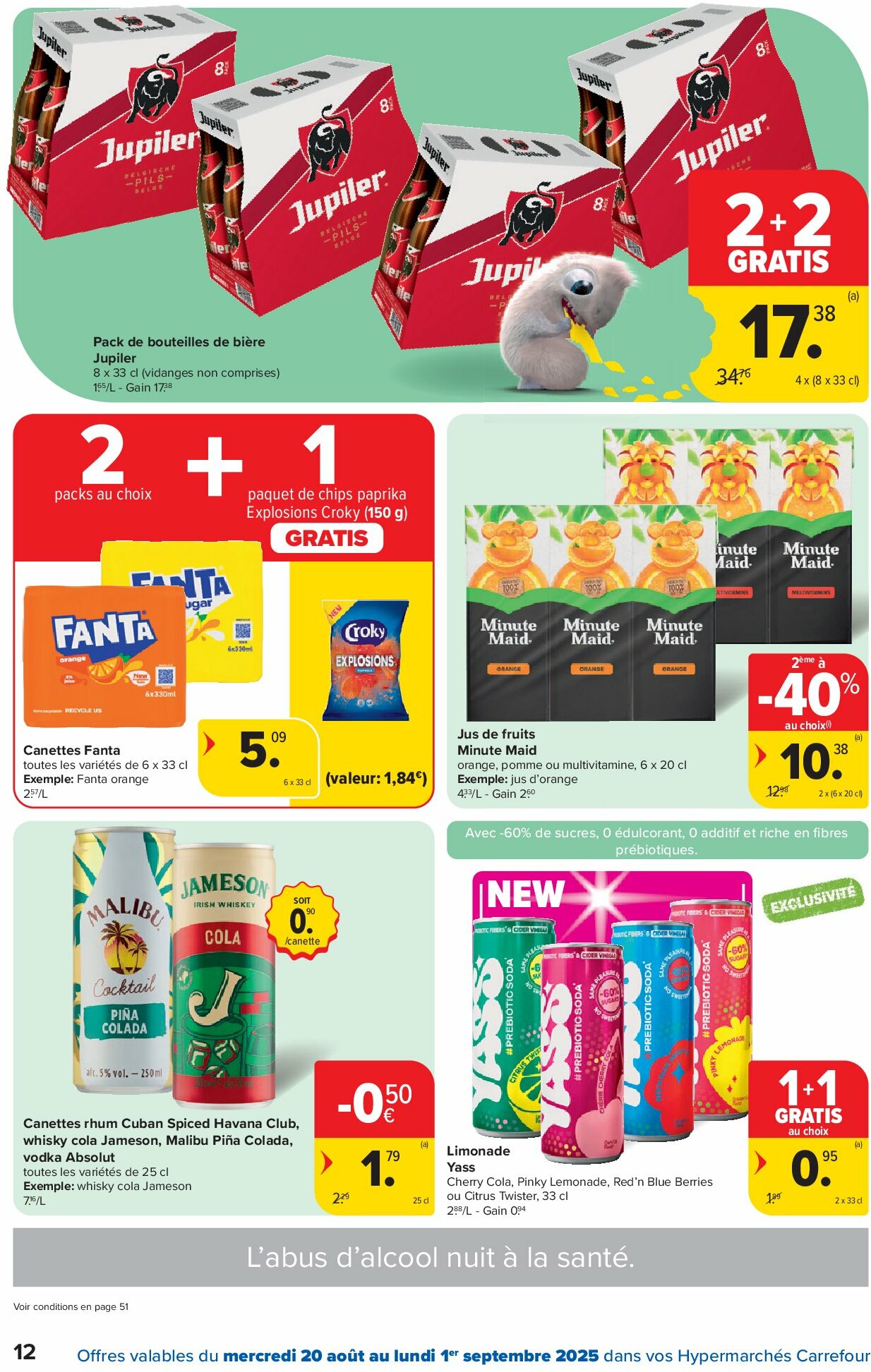 carrefour - Carrefour Hypermarchés folder geldig vanaf 20/08 - 01/09 - page: 12 carrefour - Carrefour Hypermarchés folder geldig vanaf 20/08 - 01/09 - page: 12