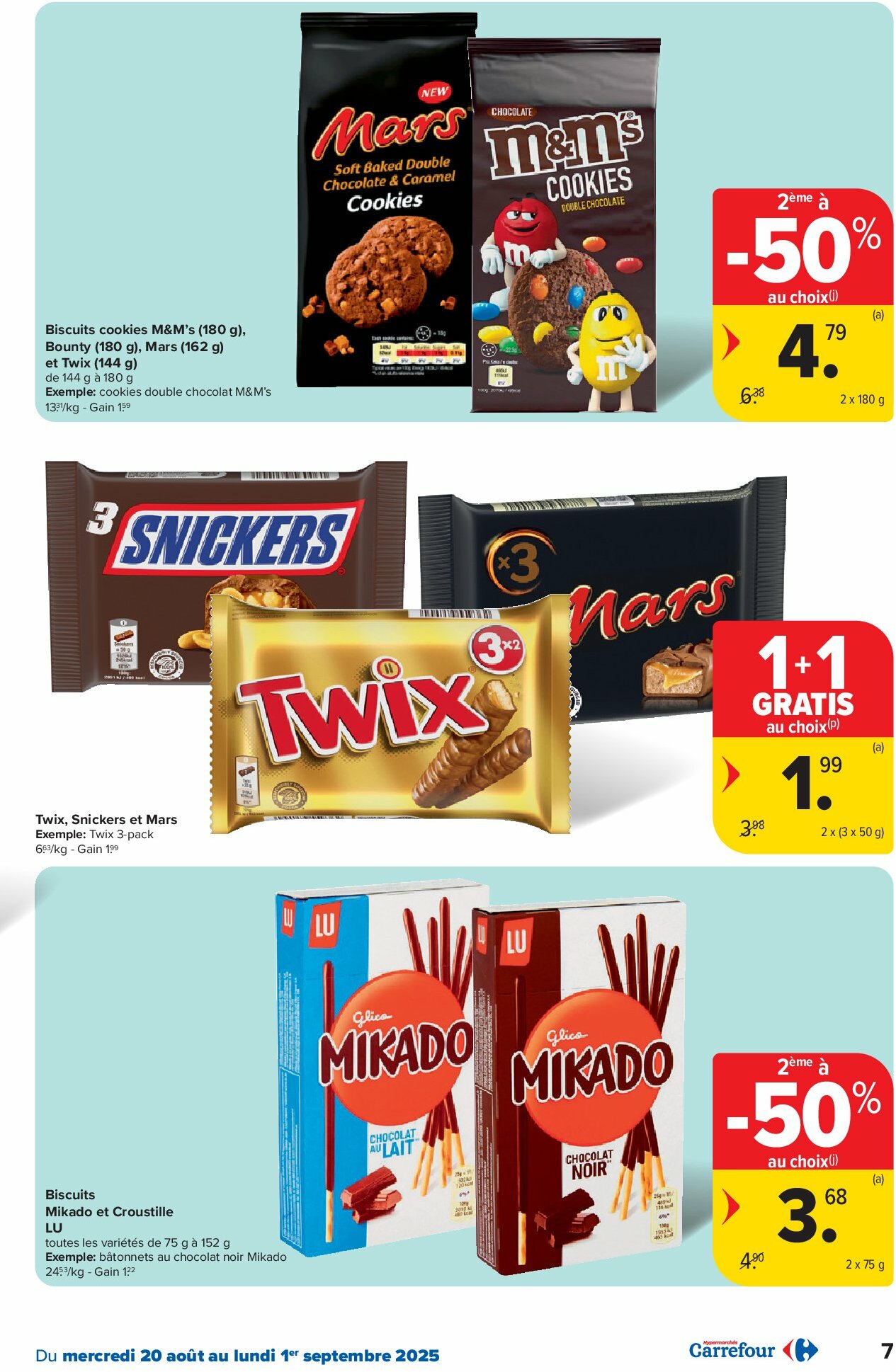 carrefour - Carrefour Hypermarchés folder geldig vanaf 20/08 - 01/09 - page: 7 carrefour - Carrefour Hypermarchés folder geldig vanaf 20/08 - 01/09 - page: 7