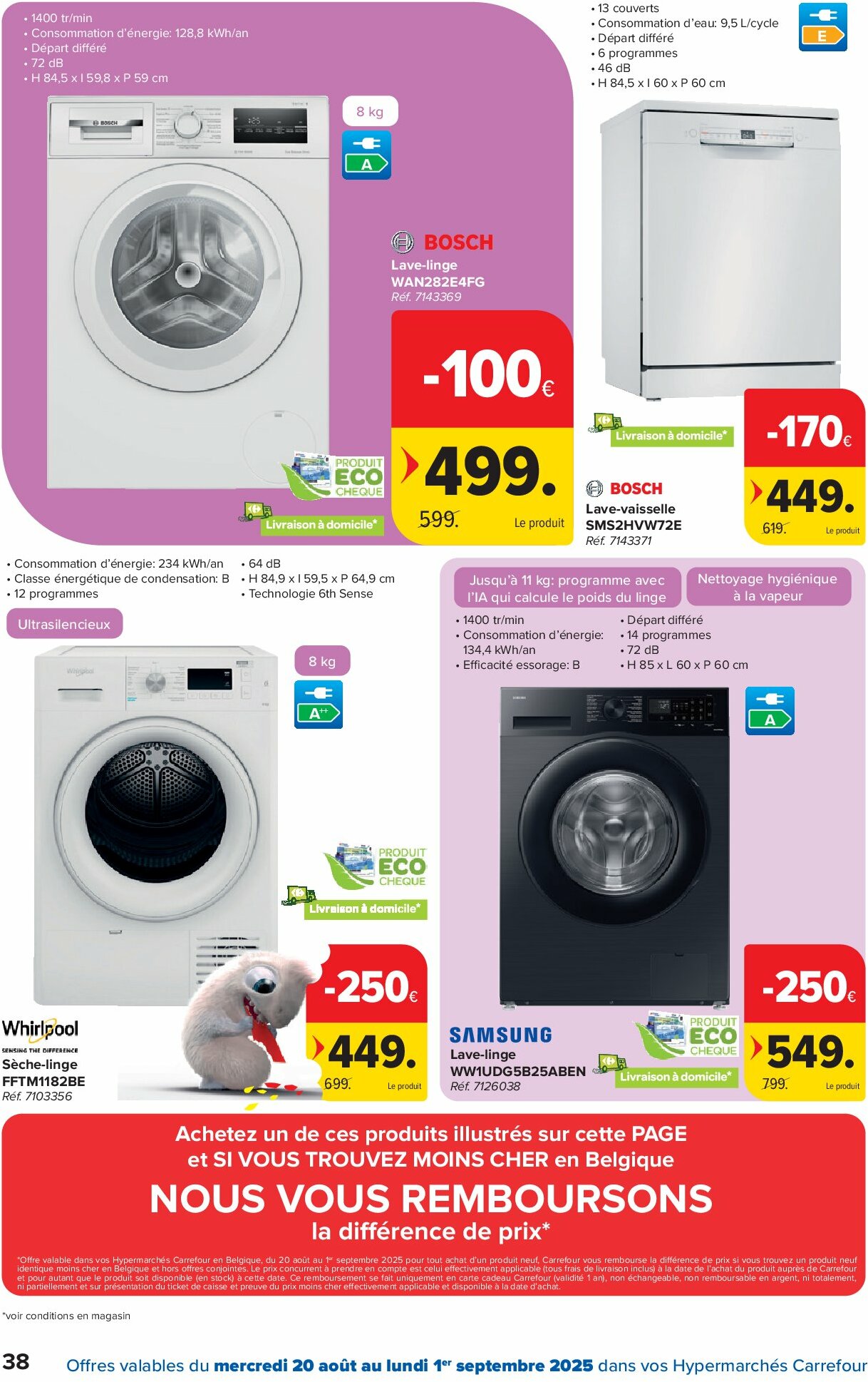 carrefour - Carrefour Hypermarchés folder geldig vanaf 20/08 - 01/09 - page: 38 carrefour - Carrefour Hypermarchés folder geldig vanaf 20/08 - 01/09 - page: 38