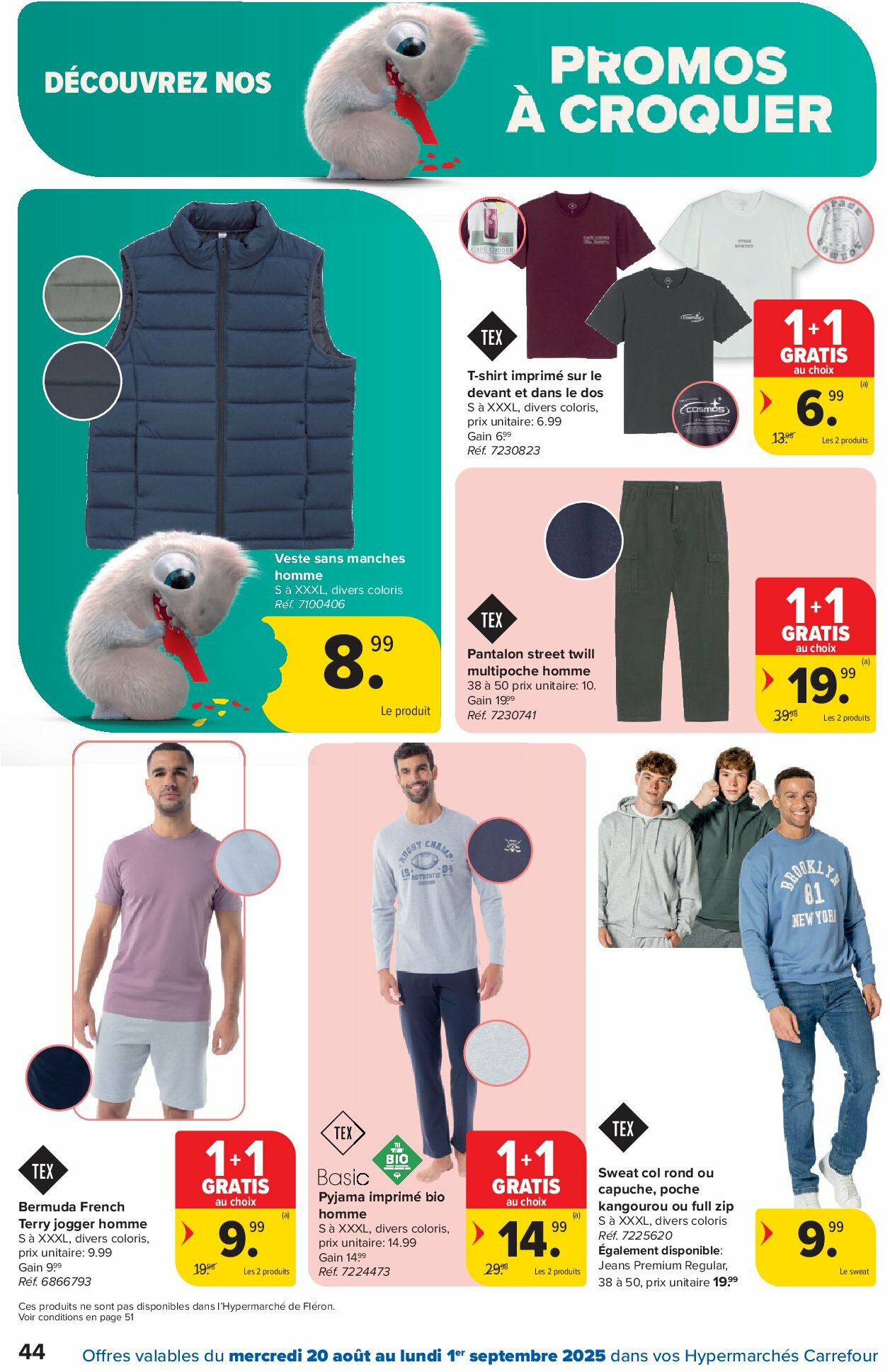 carrefour - Carrefour Hypermarchés folder geldig vanaf 20/08 - 01/09 - page: 44 carrefour - Carrefour Hypermarchés folder geldig vanaf 20/08 - 01/09 - page: 44